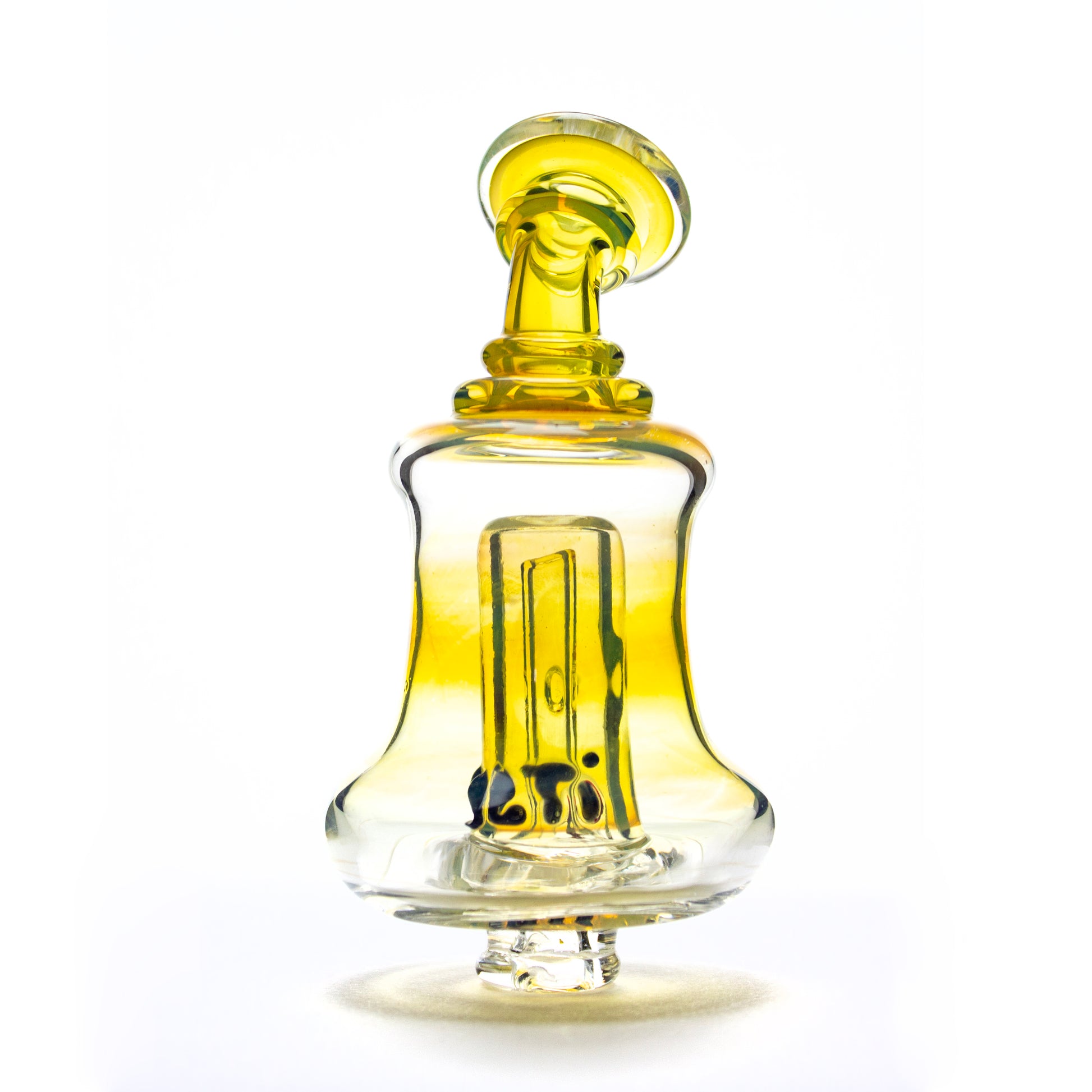 Glass By Yeti Silver Fumed Pivot Shredder Bubbler #YD114 - Planet Caravan