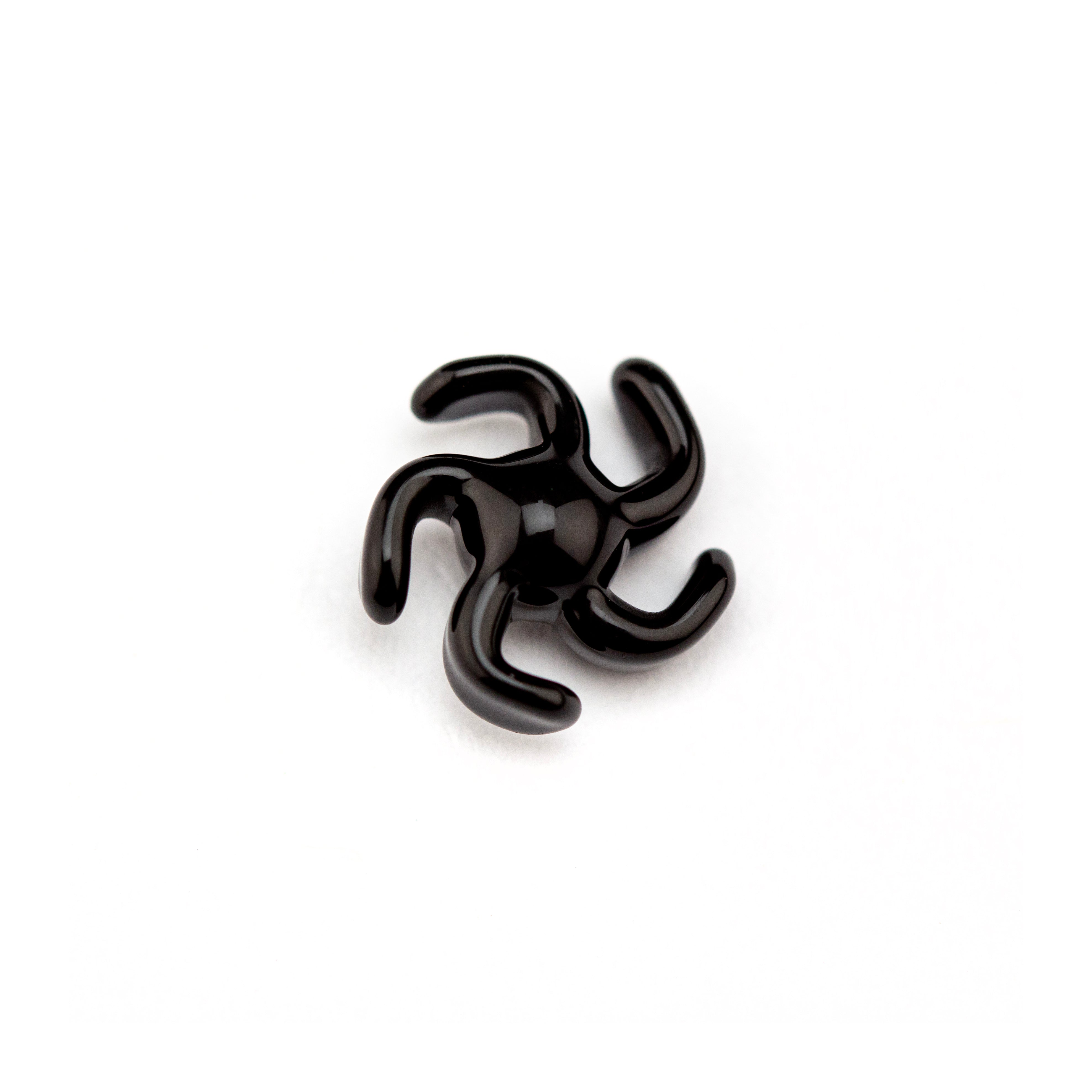 Yarbi Glass Jet Black Proxy/Peak V2 Spinner Pearl #YAR44 - Planet Caravan