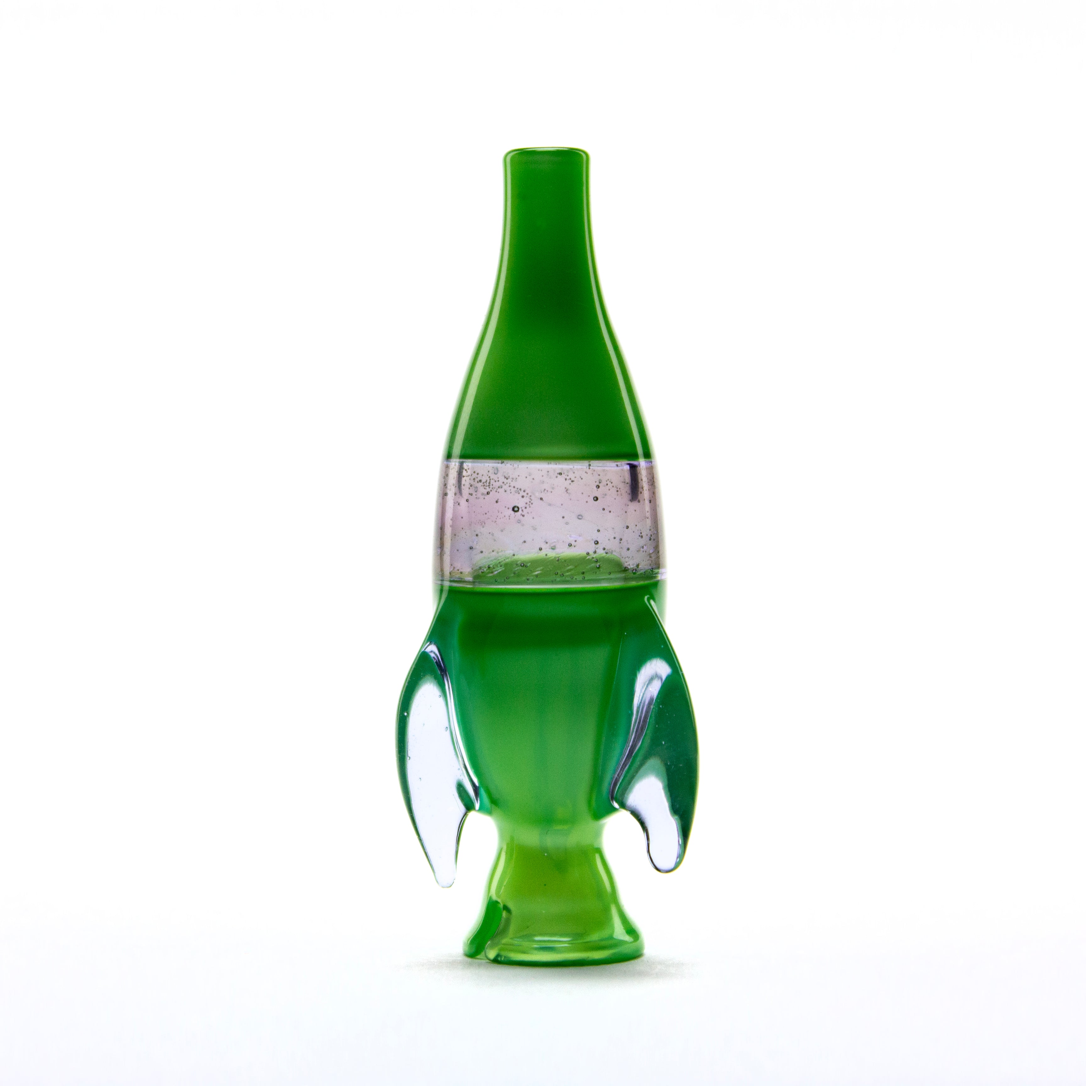 Uzzi Glass Chromium (Purple/Electrum) Rocket Pivot Tip #UZI38 - Planet Caravan