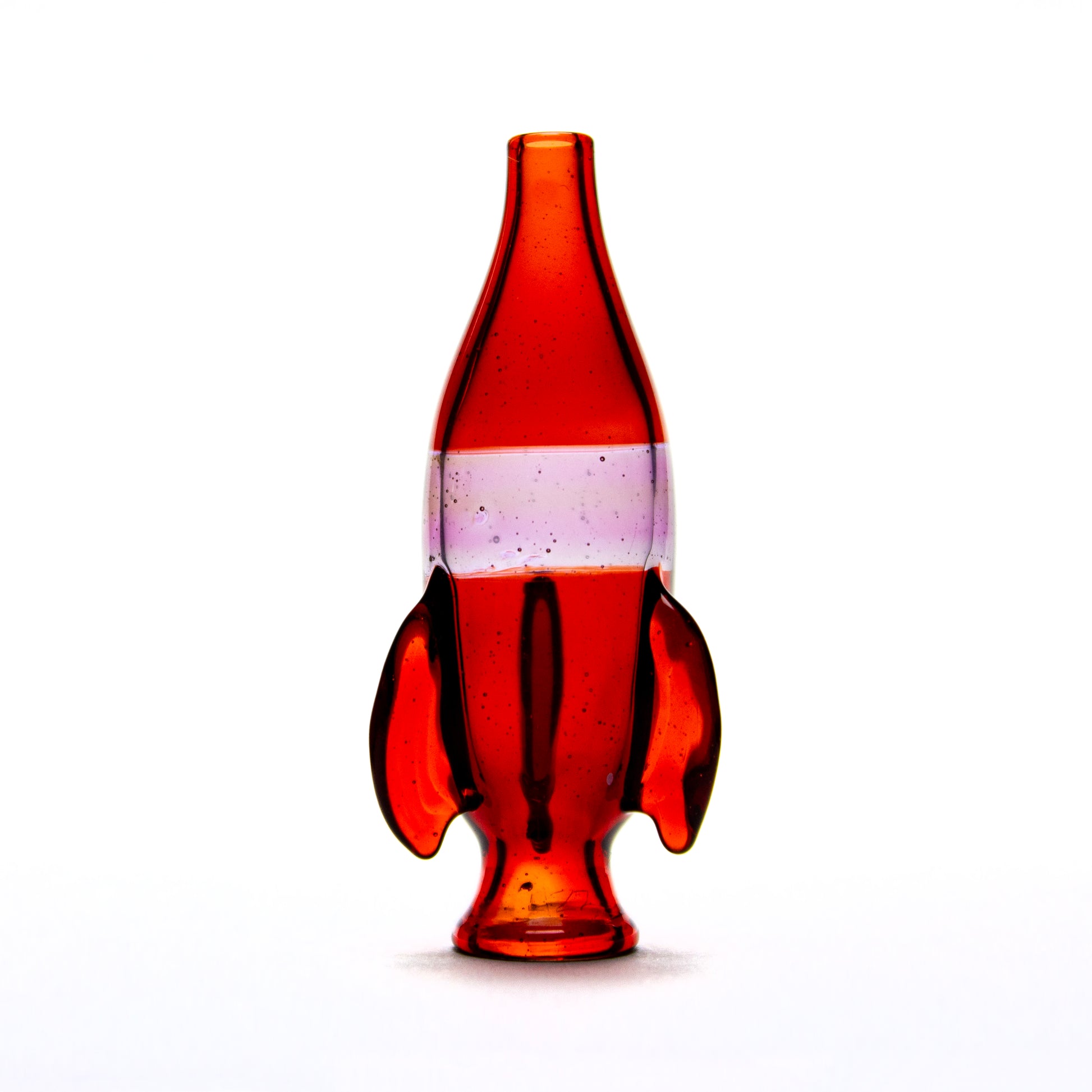 Uzzi Glass Ruby Slippers (Purple/Electrum) Rocket Pivot Tip #UZI43 - Planet Caravan