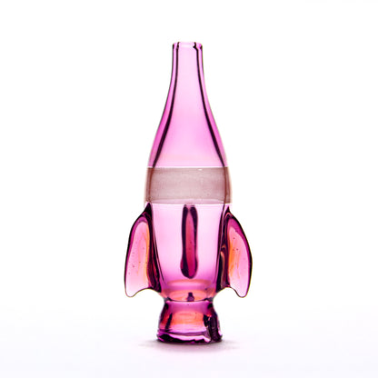Uzzi Glass Stargazer (Poppy) Rocket Pivot Tip #UZI46 - Planet Caravan