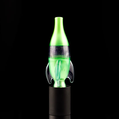 Uzzi Glass Chromium (Purple/Electrum) Rocket Pivot Tip #UZI38 - Planet Caravan