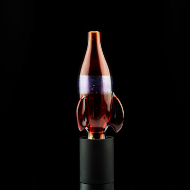 Uzzi Glass Ruby Slippers (Purple/Electrum) Rocket Pivot Tip #UZI43 - Planet Caravan