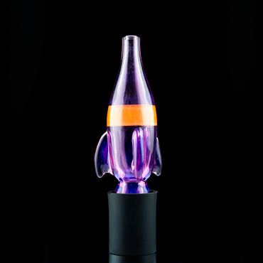 Uzzi Glass Stargazer (Poppy) Rocket Pivot Tip #UZI46 - Planet Caravan