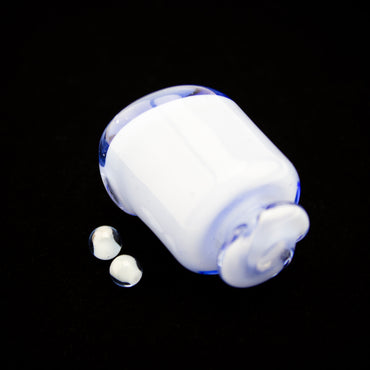 Kizmit Glass Prozac Pivot Spinner Tip & Pearls #KZM53 - Planet Caravan