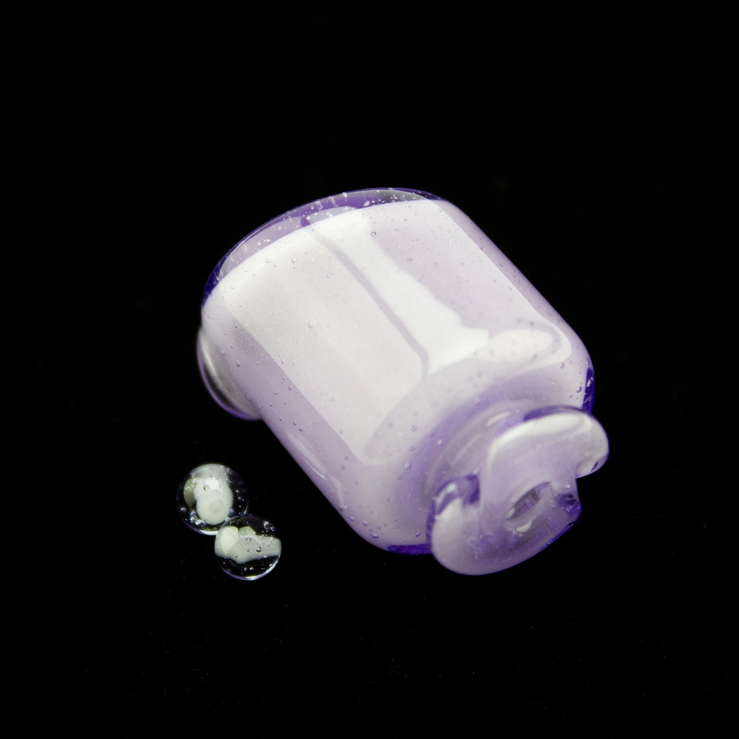 Kizmit Glass Willy Wonka (CFL) Pivot Spinner Tip & Pearls #KZM57 - Planet Caravan