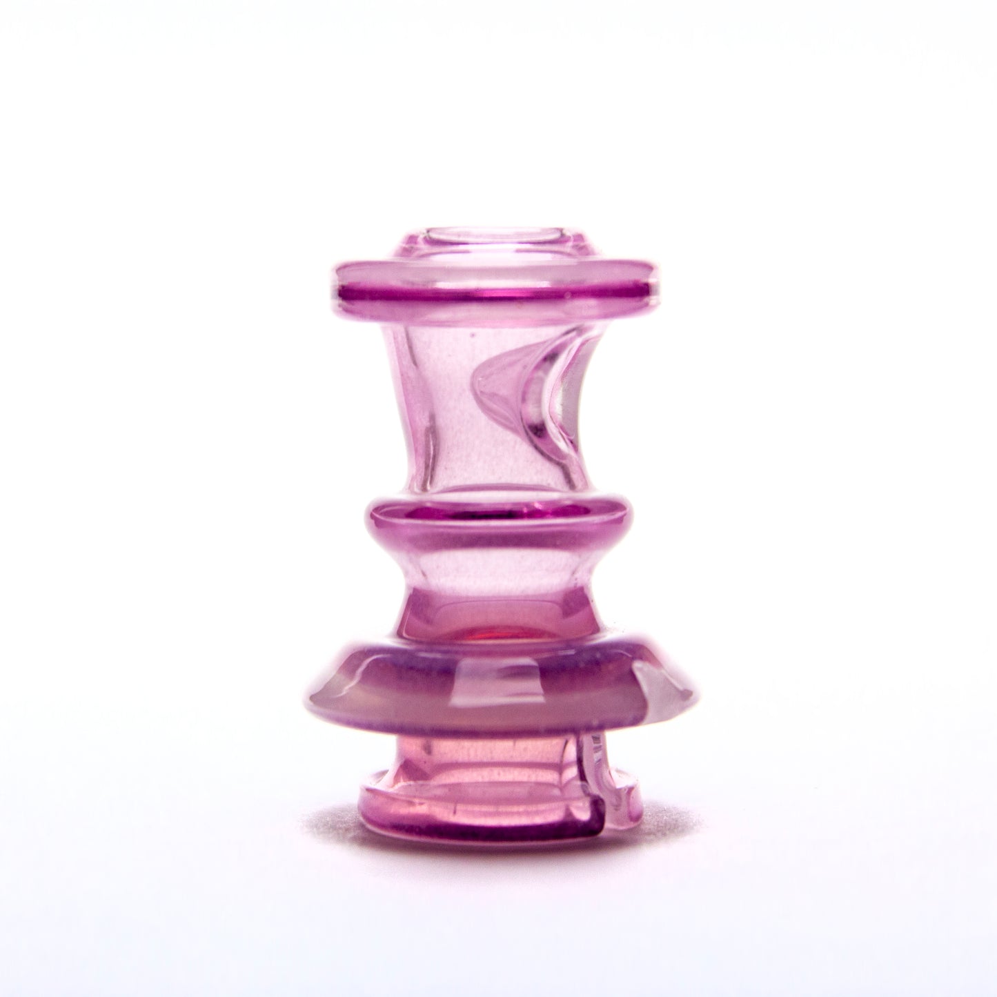 Twisted Boro Glass White Satin (UV) over Royal Jelly Pivot Tip #TWB13 - Planet Caravan