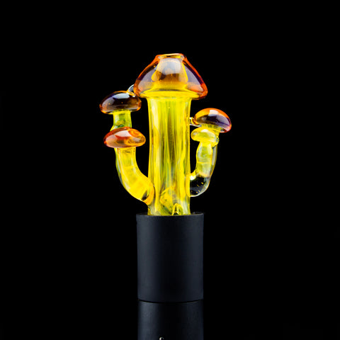 Biohaz Creations Fumed Mushroom Pivot Tip #BIC14 - Planet Caravan