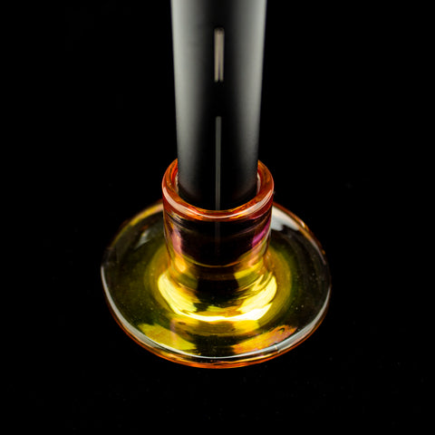 Heart & Mind Glass Gold Fumed Pivot Glass Stand Base #HAM37 - Planet Caravan