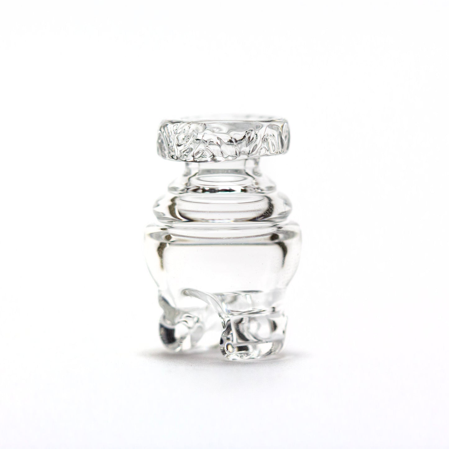 Lintz Glass Clear Mini Capsule Spinner Cap #LIZ01 - Planet Caravan