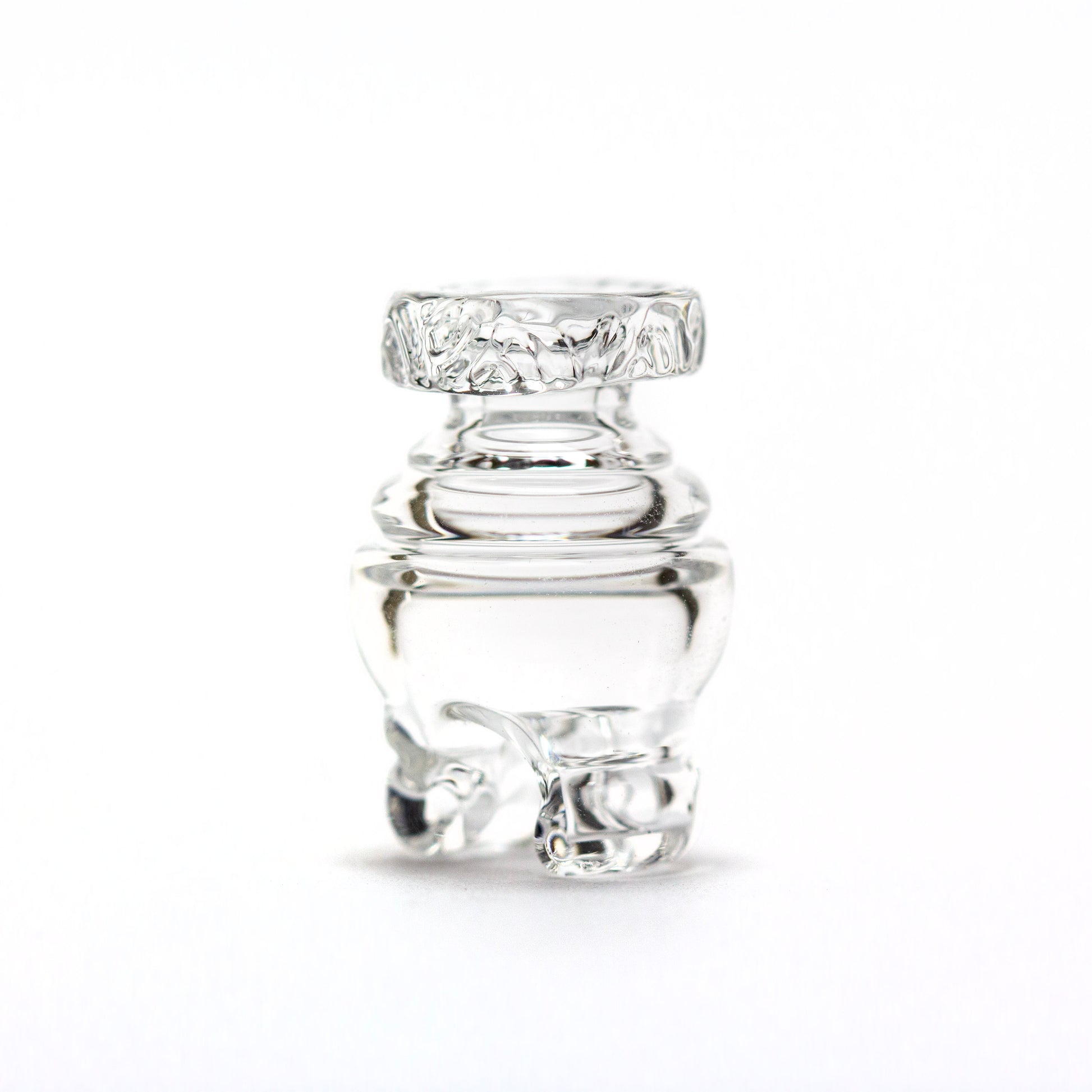 Lintz Glass Clear Mini Capsule Spinner Cap #LIZ01 - Planet Caravan