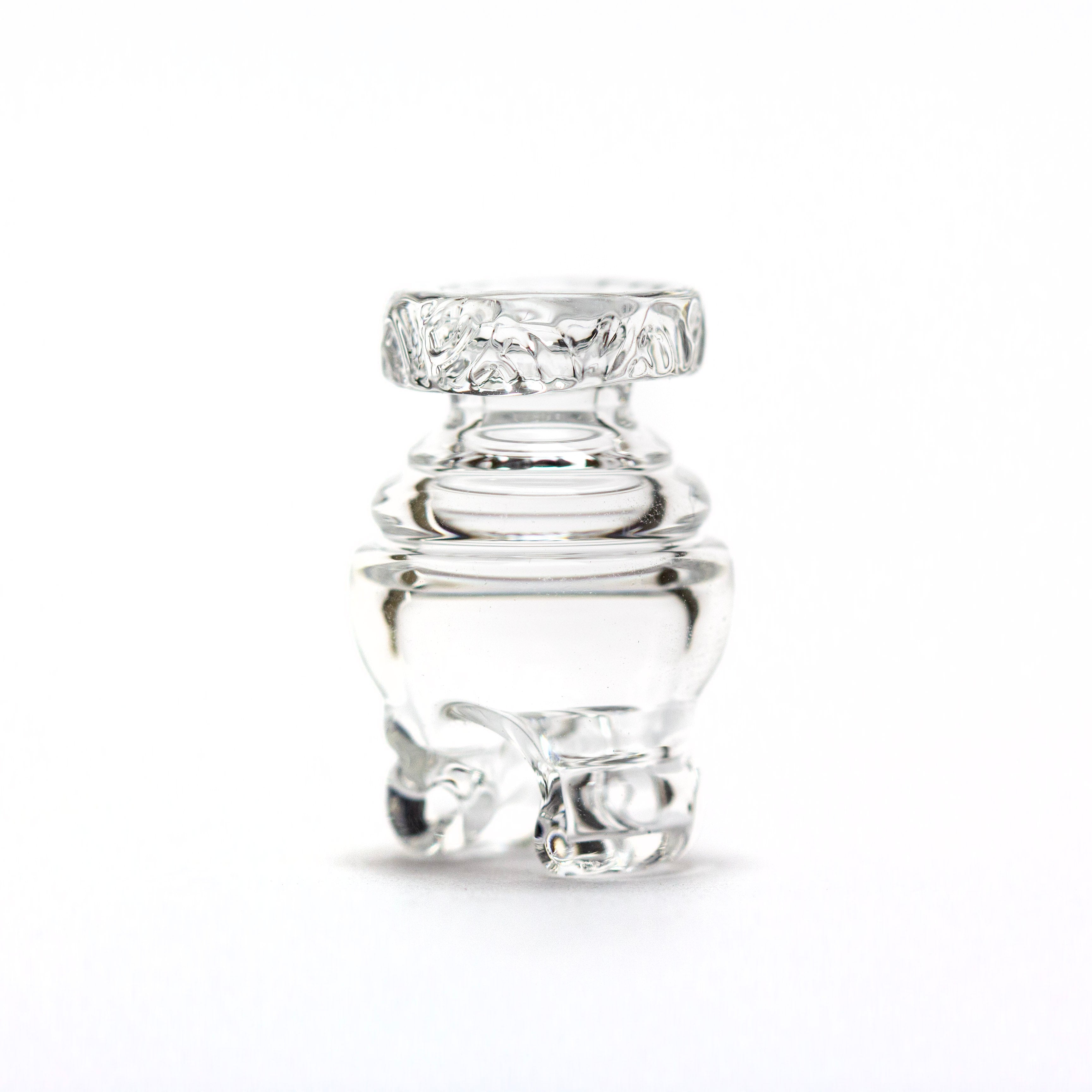 Lintz Glass Clear Mini Capsule Spinner Cap #LIZ01 - Planet Caravan