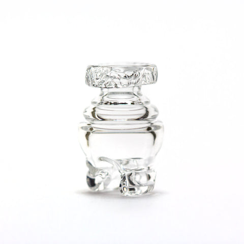 Lintz Glass Clear Mini Capsule Spinner Cap #LIZ01 - Planet Caravan