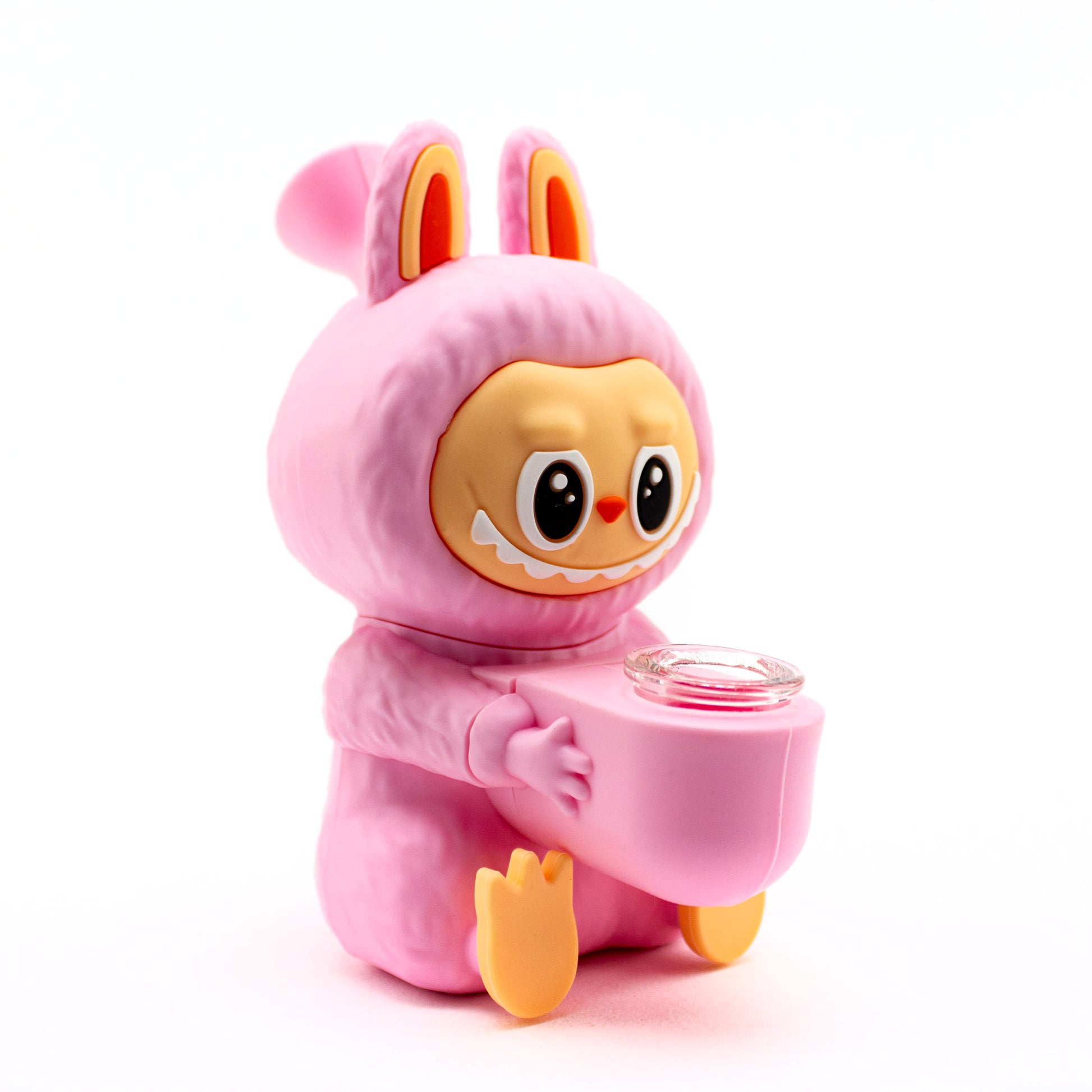 Planet Caravan Happy Labubu Silicone Bubbler - Planet Caravan