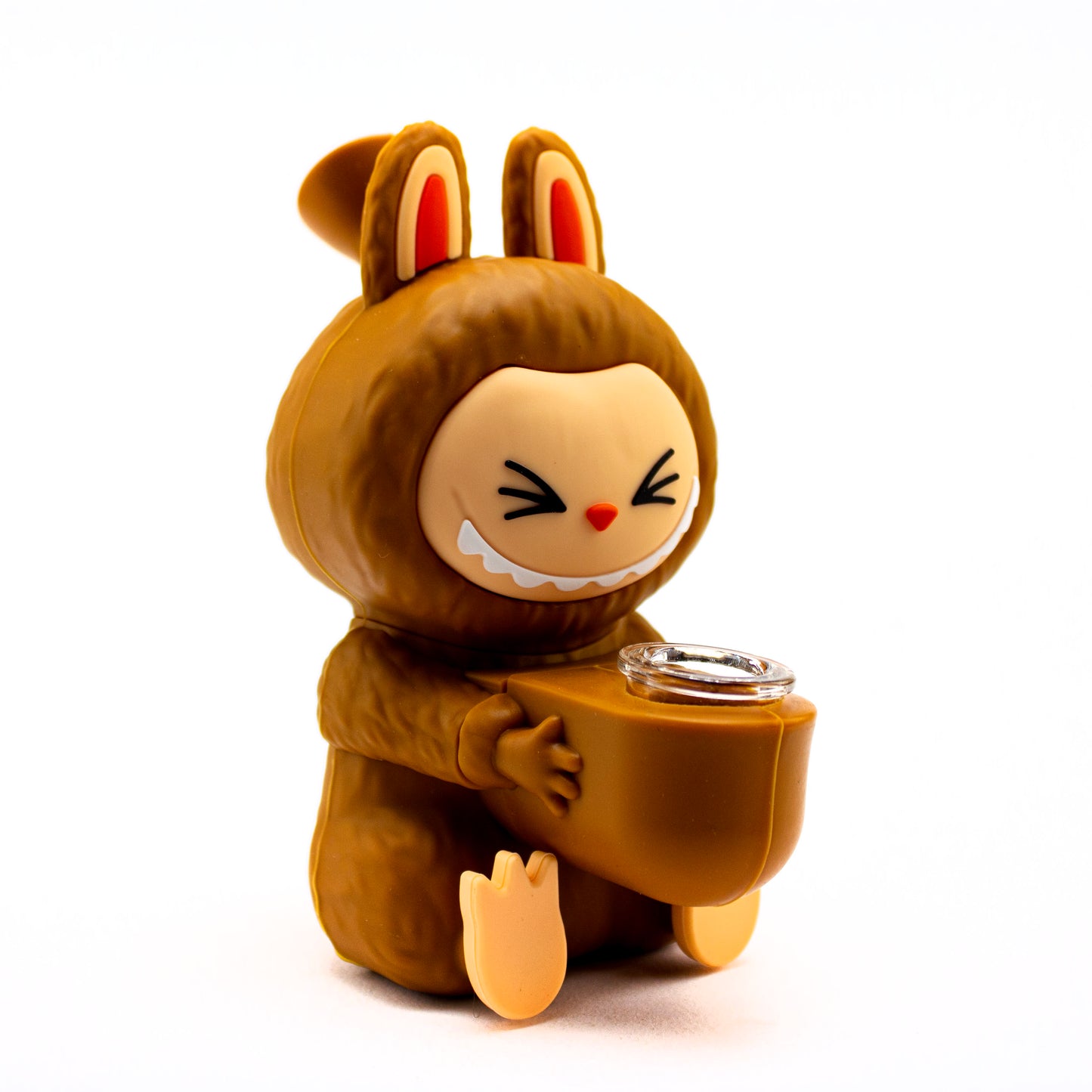 Planet Caravan Laughing Labubu Silicone Bubbler - Planet Caravan