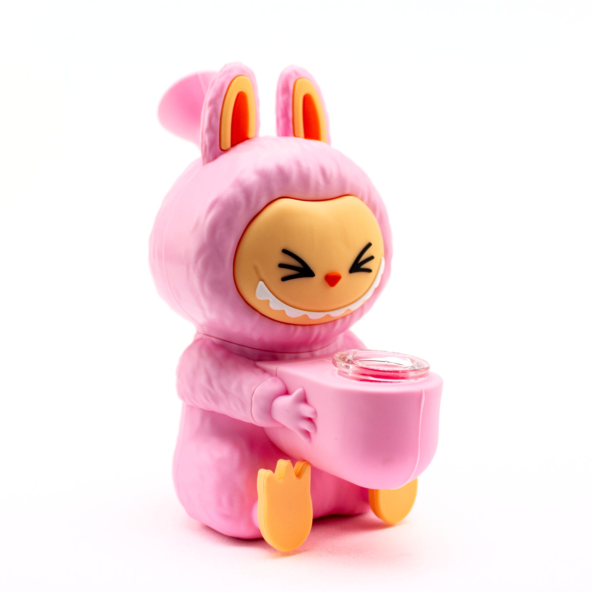 Planet Caravan Laughing Labubu Silicone Bubbler - Planet Caravan