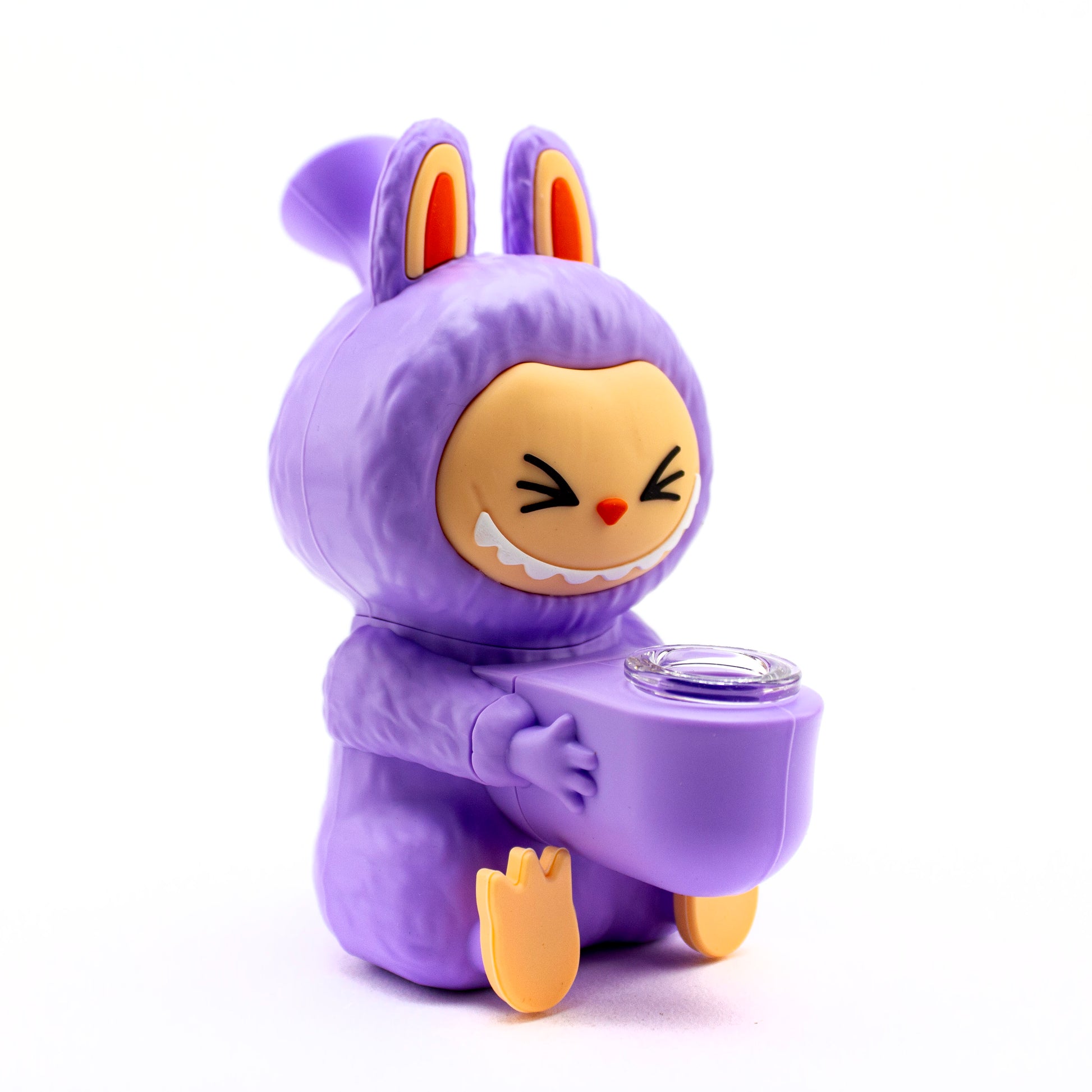 Planet Caravan Laughing Labubu Silicone Bubbler - Planet Caravan