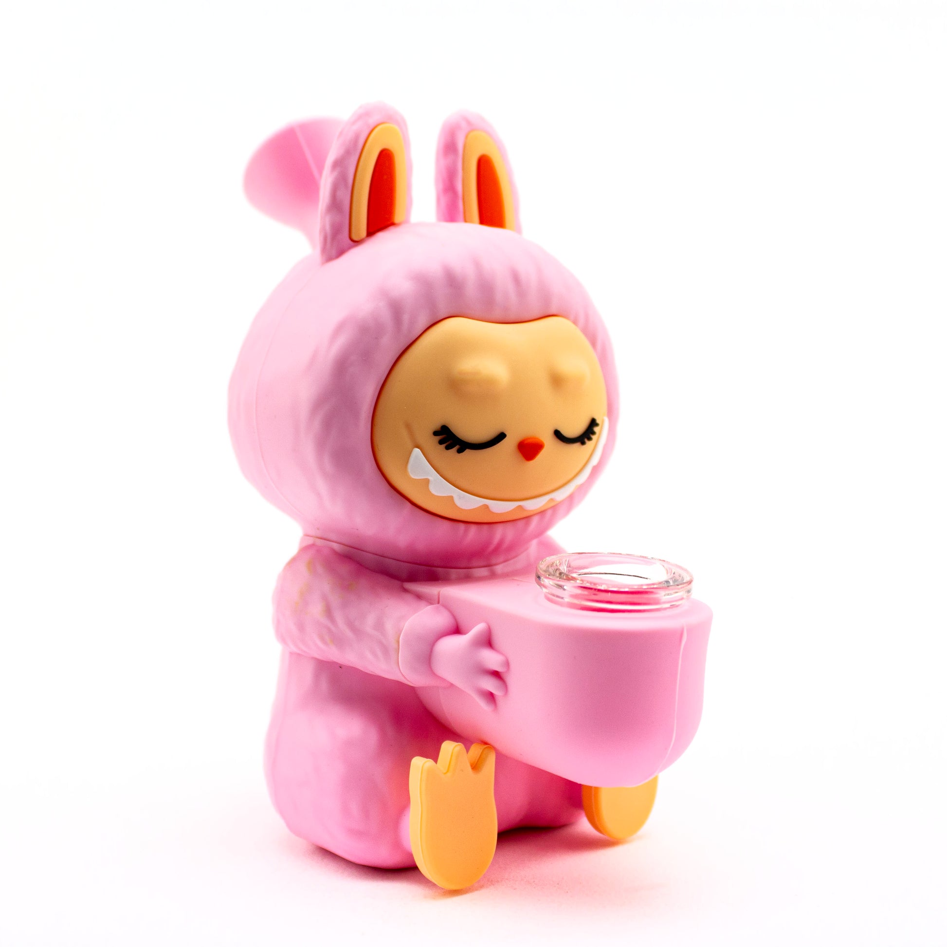 Planet Caravan Sleepy Labubu Silicone Bubbler - Planet Caravan