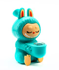 Planet Caravan Sleepy Labubu Silicone Bubbler - Planet Caravan