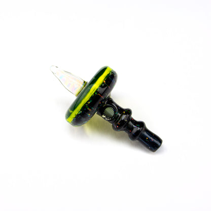 Bhoro Glass Crushed Opal 3DXL Opal Spike Joystick Cap #BHO05 - Planet Caravan
