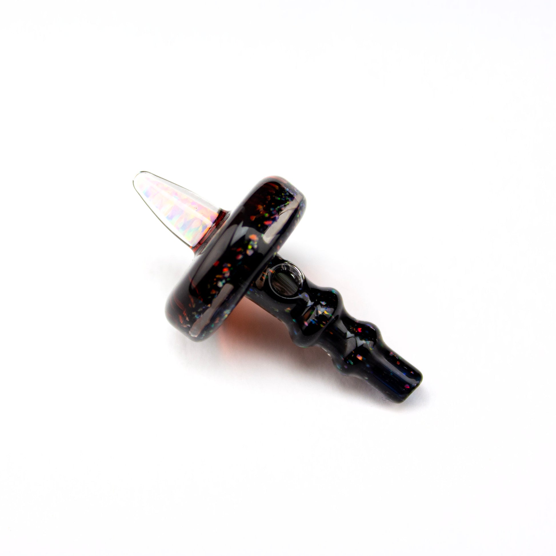 Bhoro Glass Crushed Opal 3DXL Opal Spike Joystick Cap #BHO06 - Planet Caravan