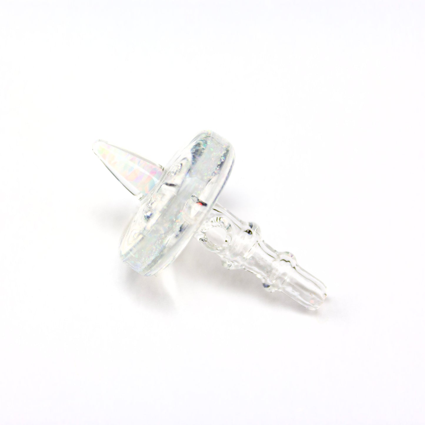 Bhoro Glass Crushed Opal 3DXL Opal Spike Joystick Cap #BHO08 - Planet Caravan