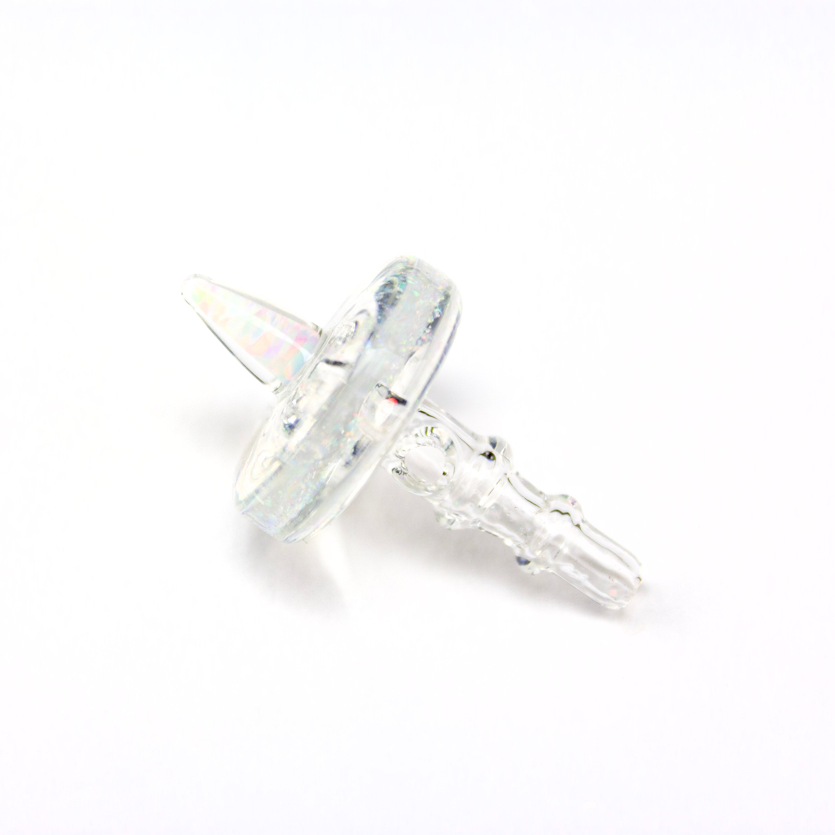 Bhoro Glass Crushed Opal 3DXL Opal Spike Joystick Cap #BHO08 - Planet Caravan