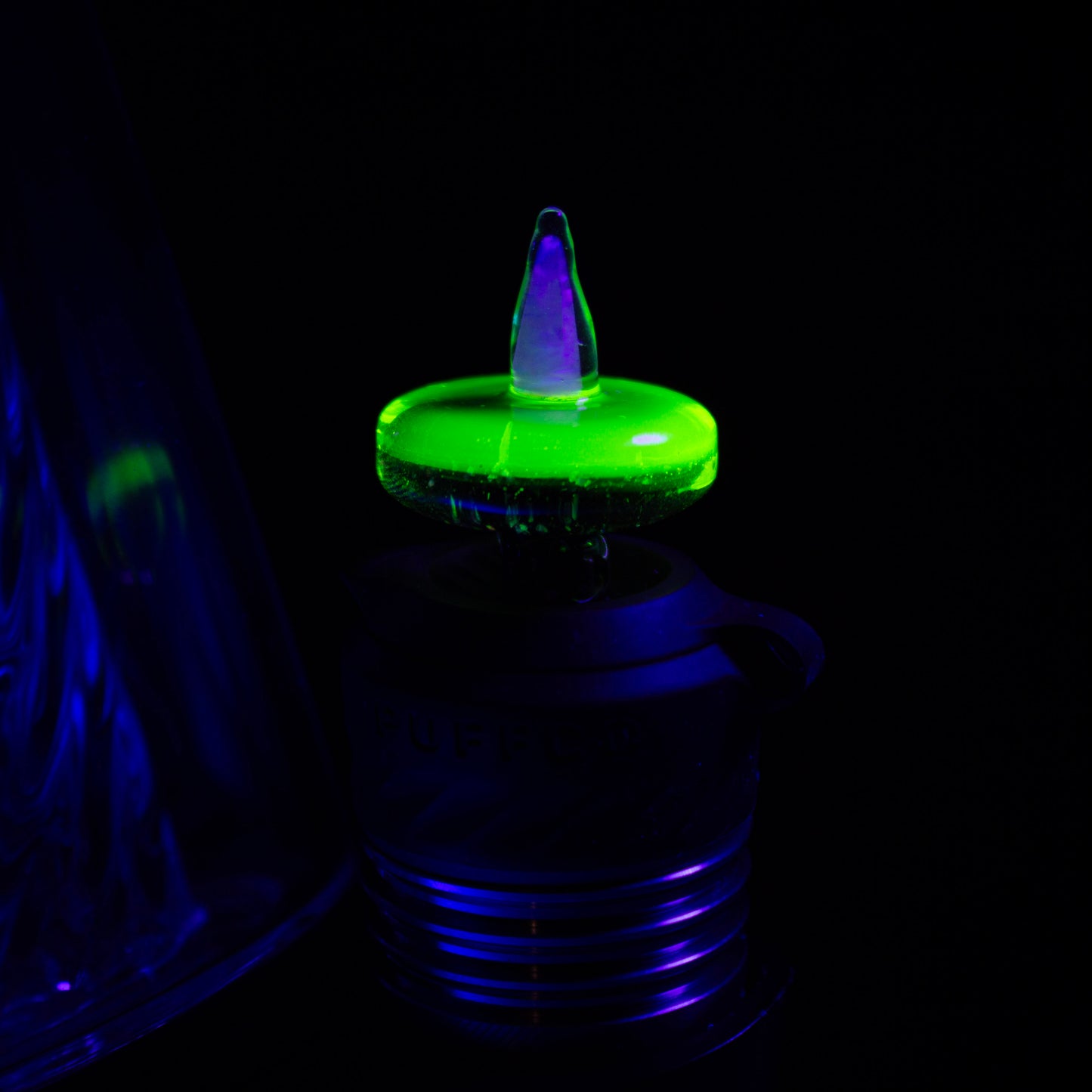 Bhoro Glass Crushed Opal 3DXL Opal Spike Joystick Cap #BHO05 - Planet Caravan