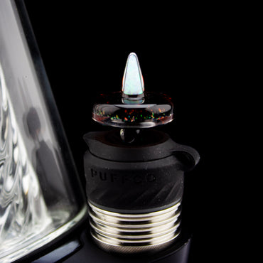 Bhoro Glass Crushed Opal 3DXL Opal Spike Joystick Cap #BHO06 - Planet Caravan