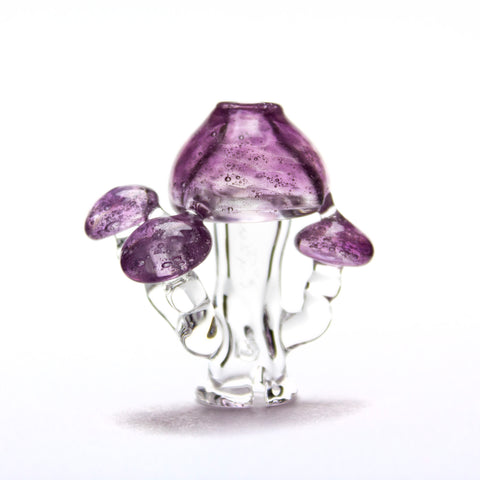 Biohaz Creations Gold Purple Mushroom Pivot Tip #BIC41 - Planet Caravan