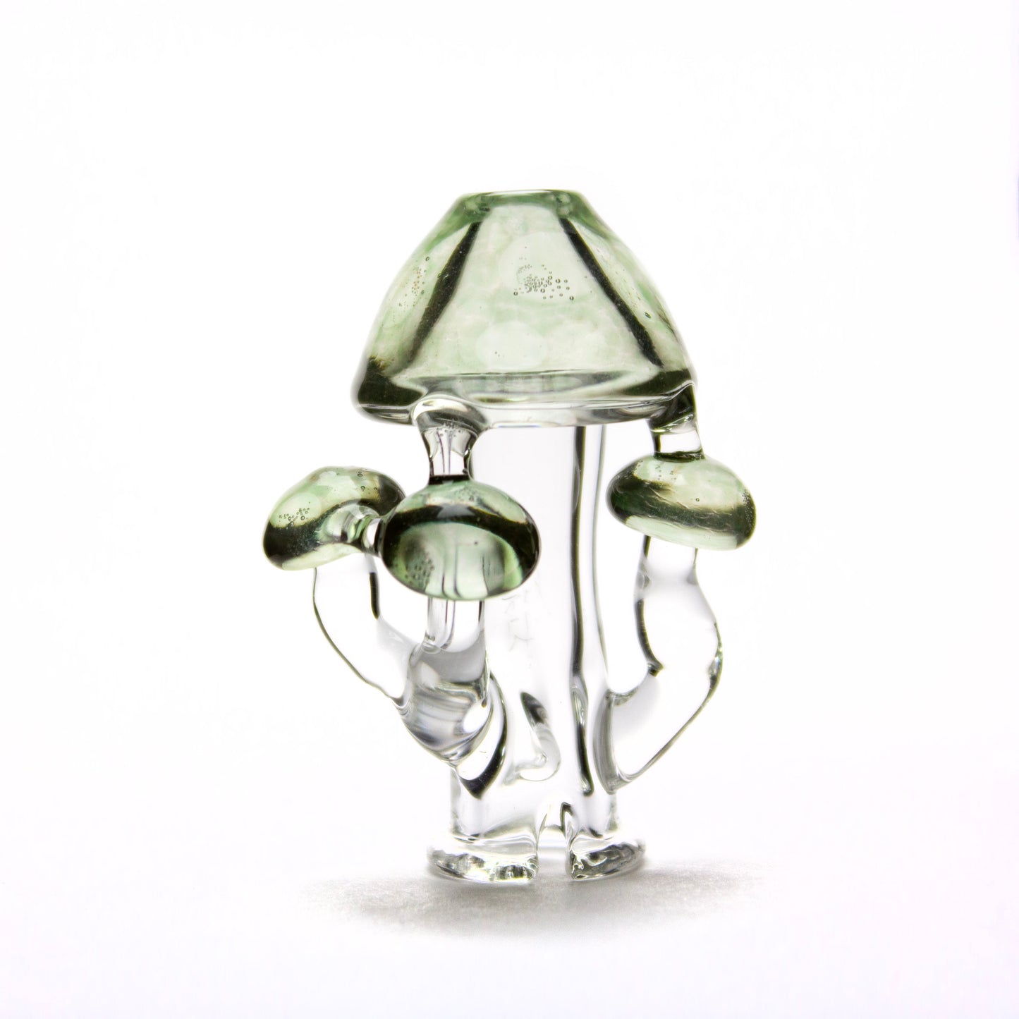 Biohaz Creations Transparent Green Mushroom Pivot Tip #BIC52 - Planet Caravan