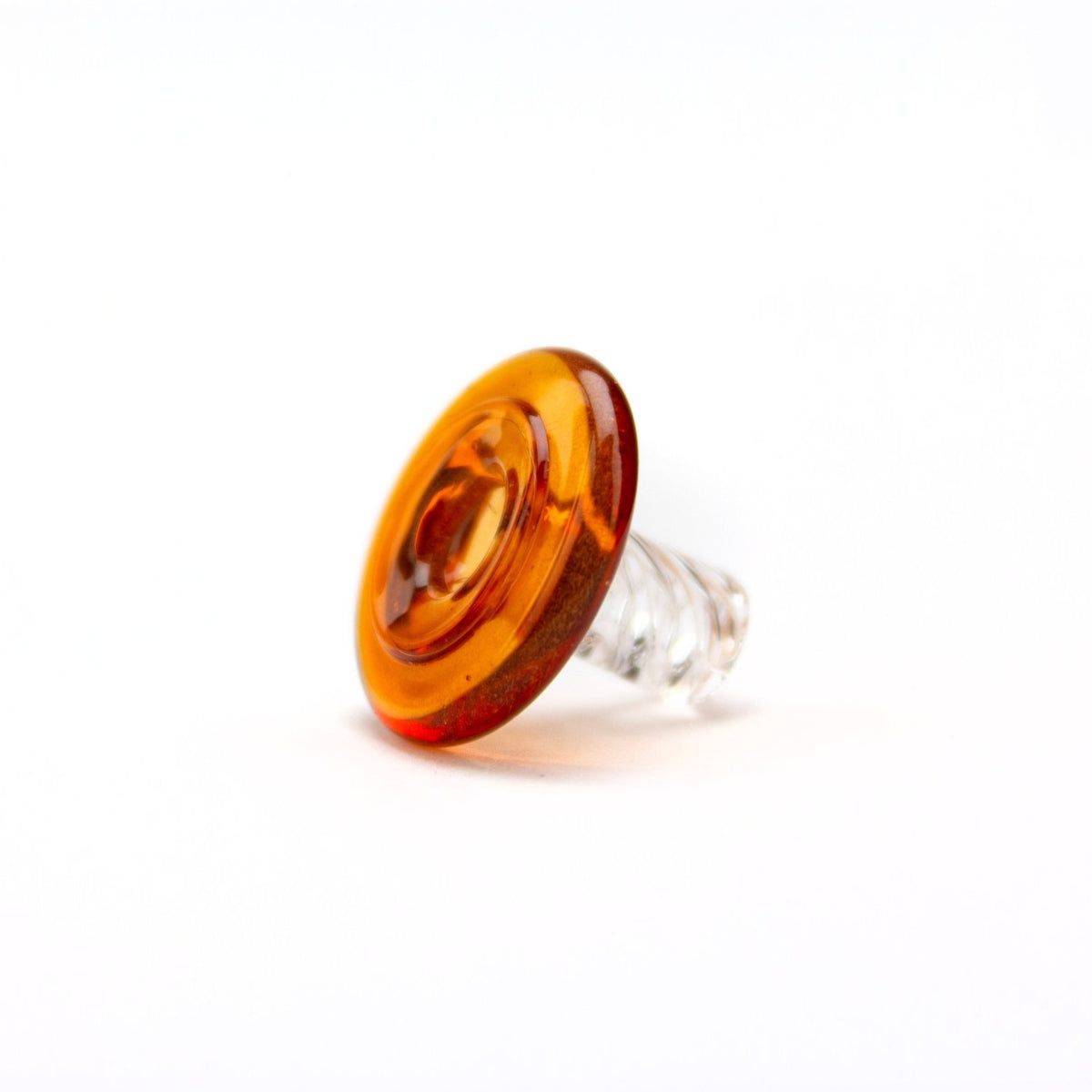 Bradley Miller Bradley Miller - Amber Purple Peak V2/Proxy Joystick Spinner Cap BRM213 Vaporizer Accessories | Planet Caravan