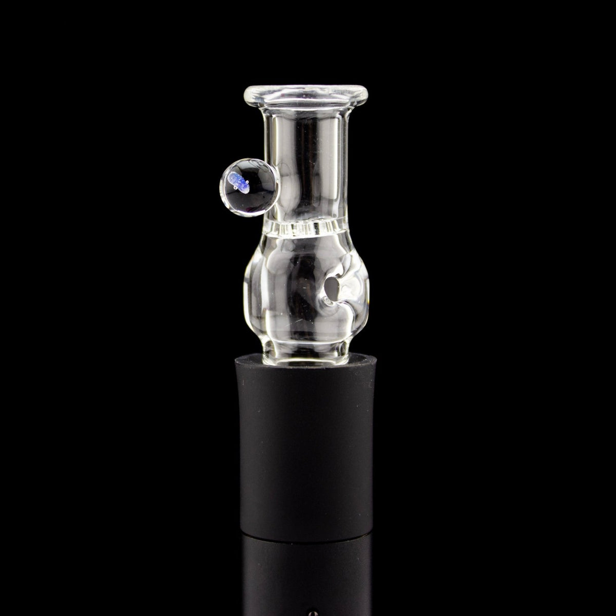 Dark Matter Dark Matter | Clear Bubble Pivot Tip Heady Pivot Accessories | Planet Caravan