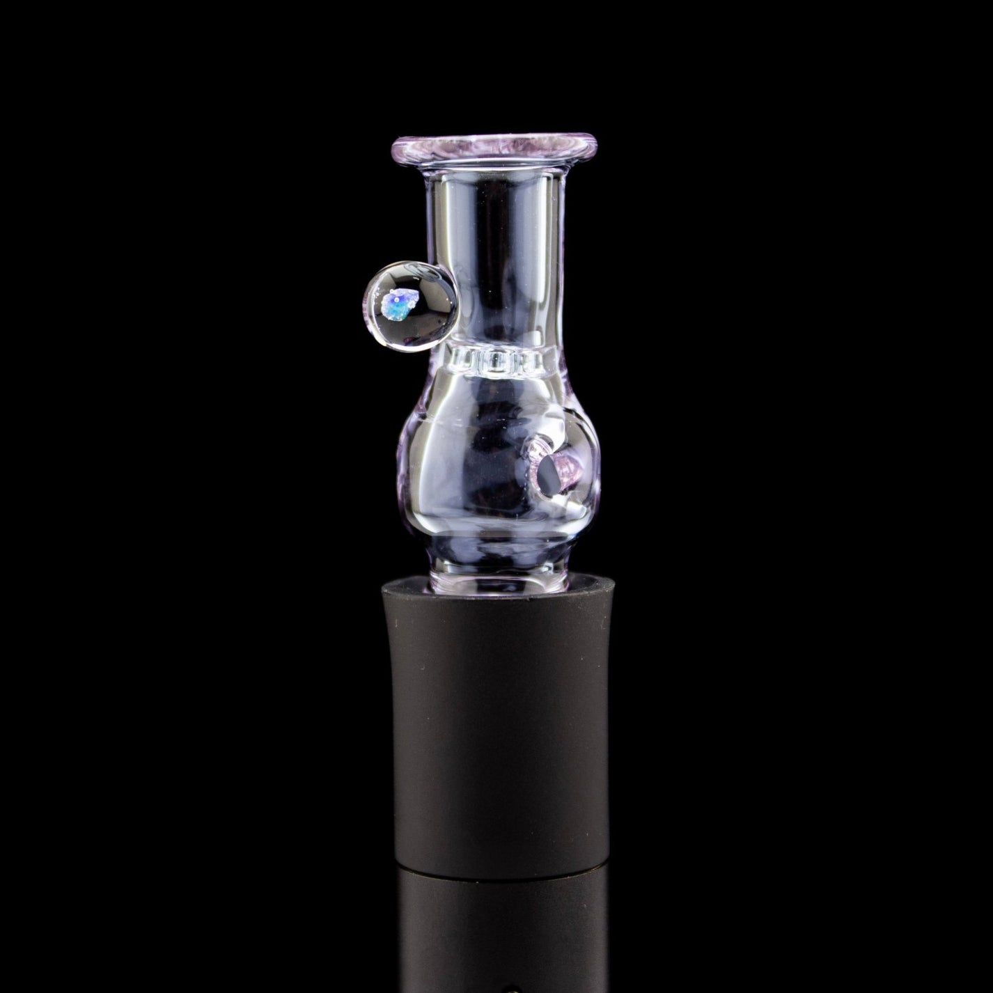 Dark Matter Dark Matter | Purple CFL Bubble Pivot Tip Heady Pivot Accessories | Planet Caravan