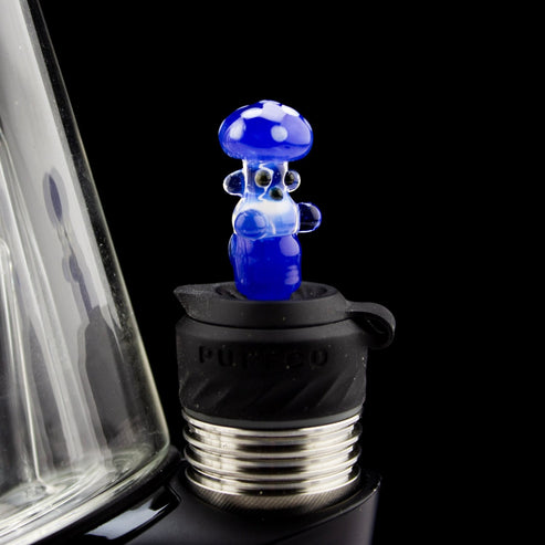 Dark Matter Dark Matter | Blue 3DXL Mushroom Joystick Cap Vaporizer Accessories | Planet Caravan