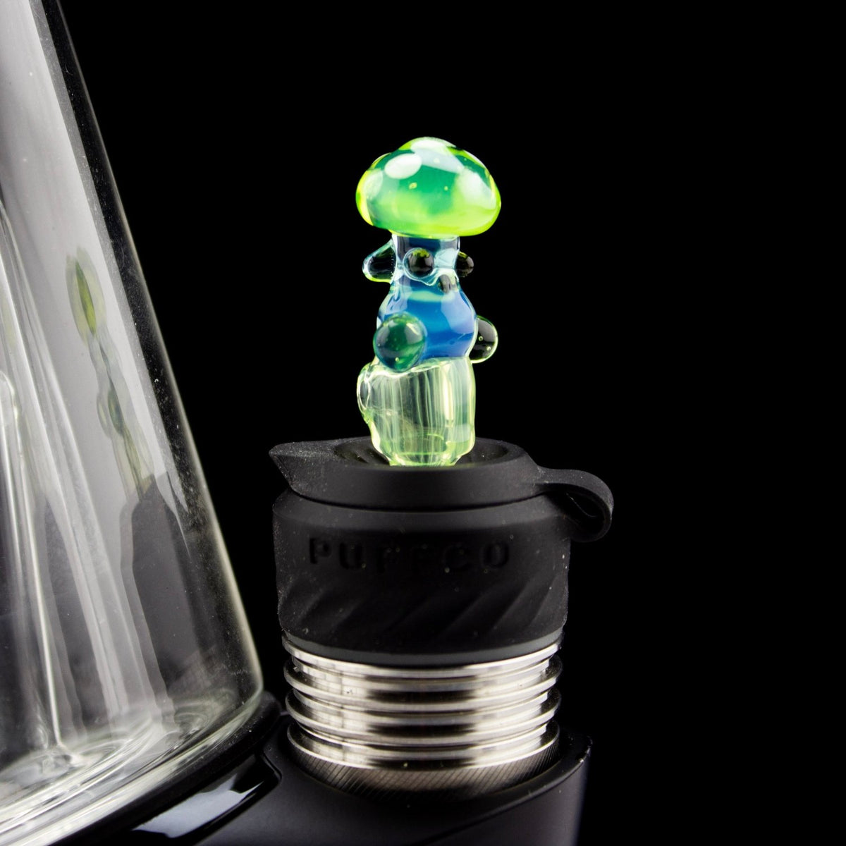 Dark Matter Dark Matter | Green 3DXL Mushroom Joystick Cap Vaporizer Accessories | Planet Caravan