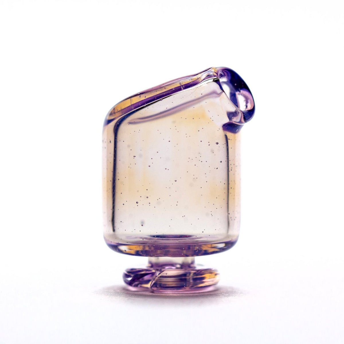 Kizmit Glass Mischief (CFL) over Ghost Pivot Spinner Tip & Pearls KZM58 Heady Pivot Accessories | Planet Caravan