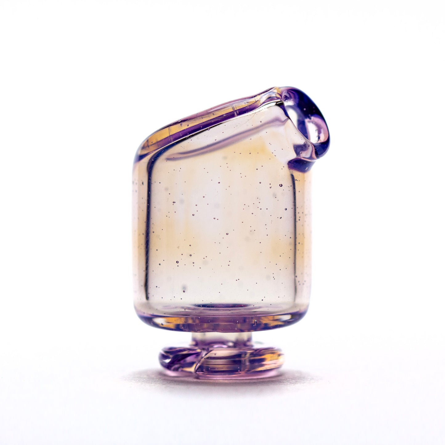 Kizmit Glass Mischief (CFL) over Ghost Pivot Spinner Tip & Pearls #KZM58 - Planet Caravan