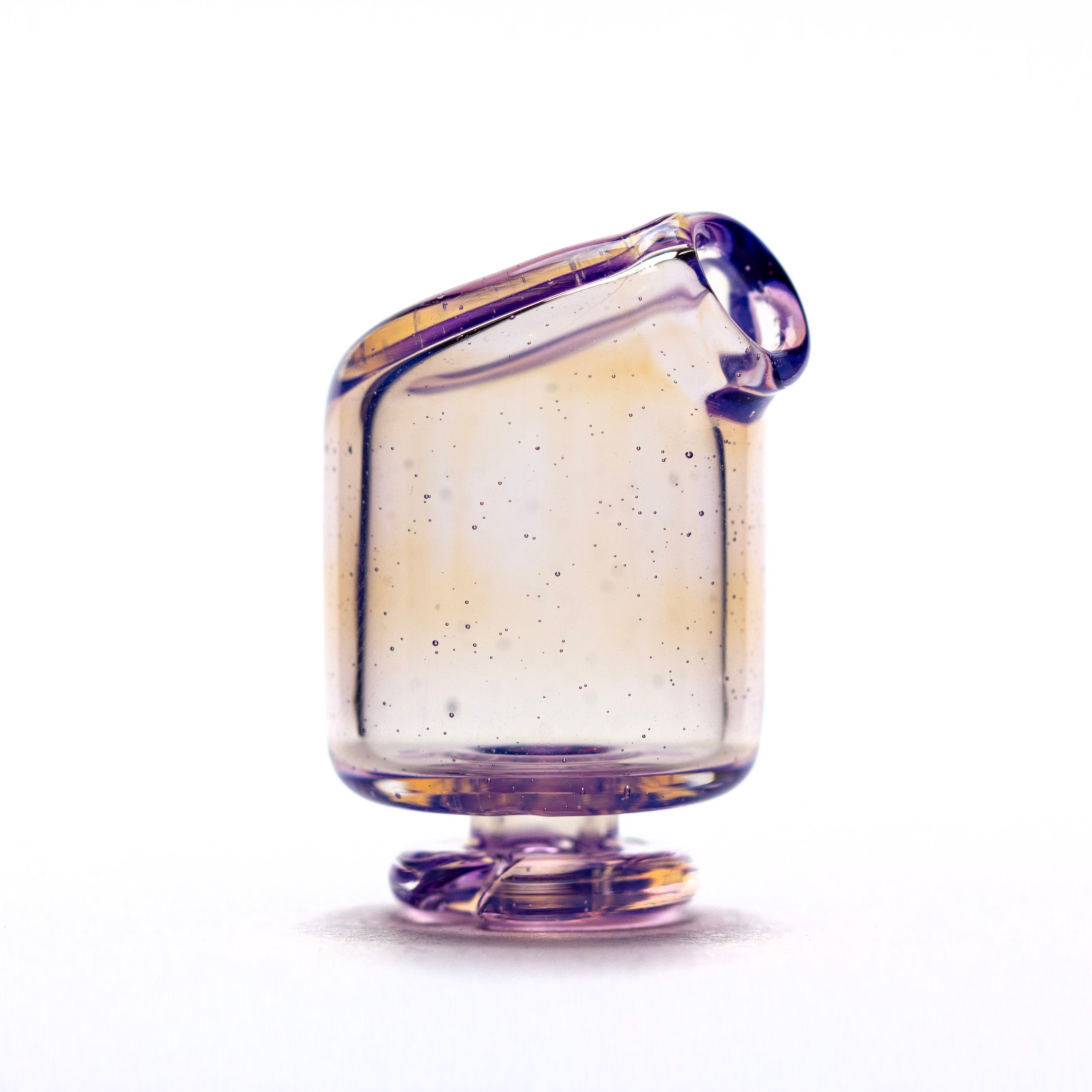 Kizmit Glass Mischief (CFL) over Ghost Pivot Spinner Tip & Pearls #KZM58 - Planet Caravan