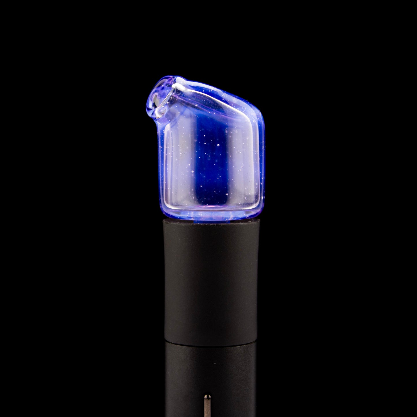 Kizmit Glass Mischief (CFL) over Ghost Pivot Spinner Tip & Pearls #KZM58 - Planet Caravan