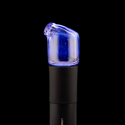 Kizmit Glass Mischief (CFL) over Ghost Pivot Spinner Tip & Pearls #KZM58 - Planet Caravan