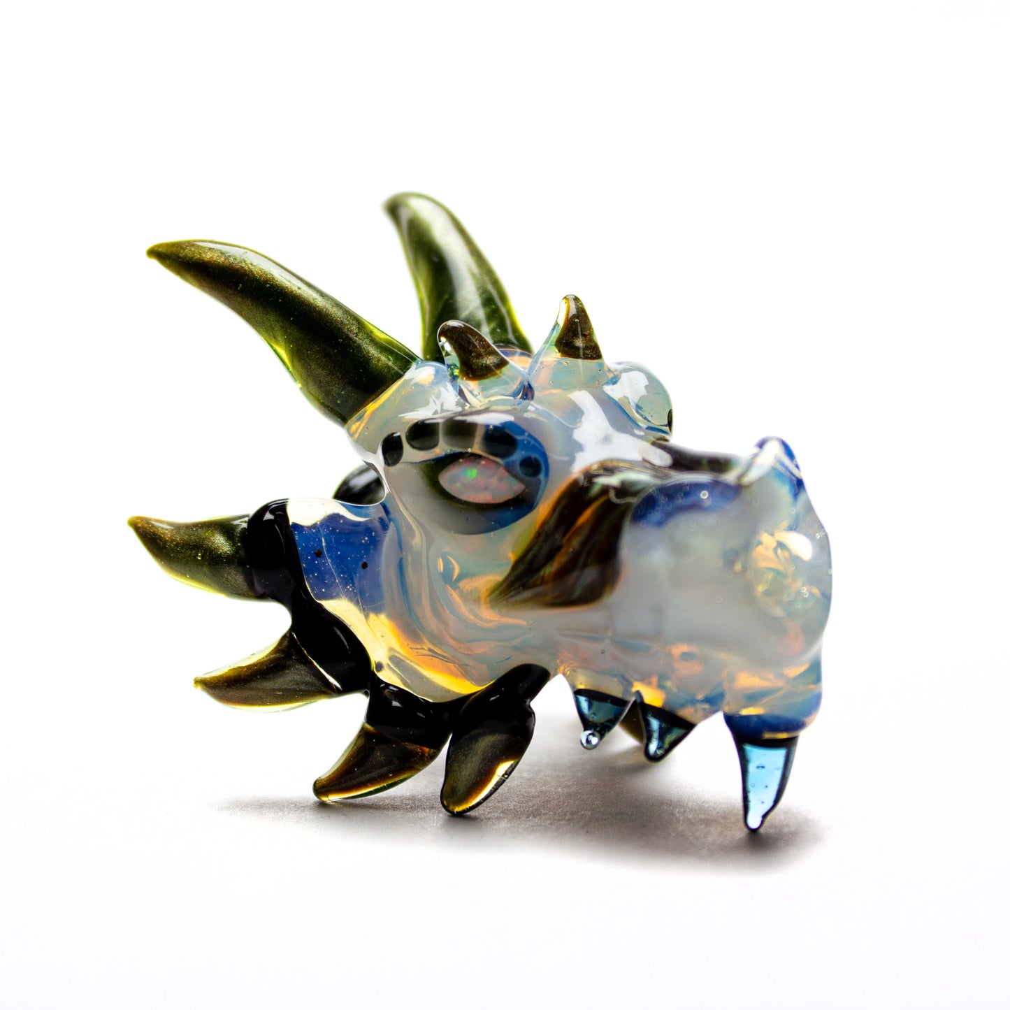 Mako Glass Ghost Dragon Head Pivot Tip #MAK01 - Planet Caravan