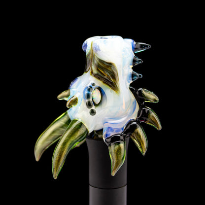 Mako Glass Ghost Dragon Head Pivot Tip #MAK01 - Planet Caravan