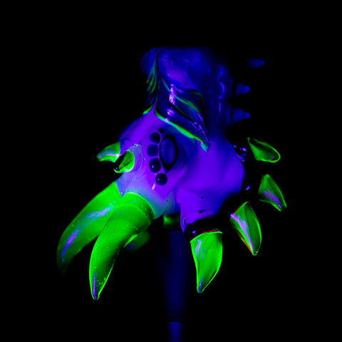 Mako Glass Ghost Dragon Head Pivot Tip #MAK01 - Planet Caravan