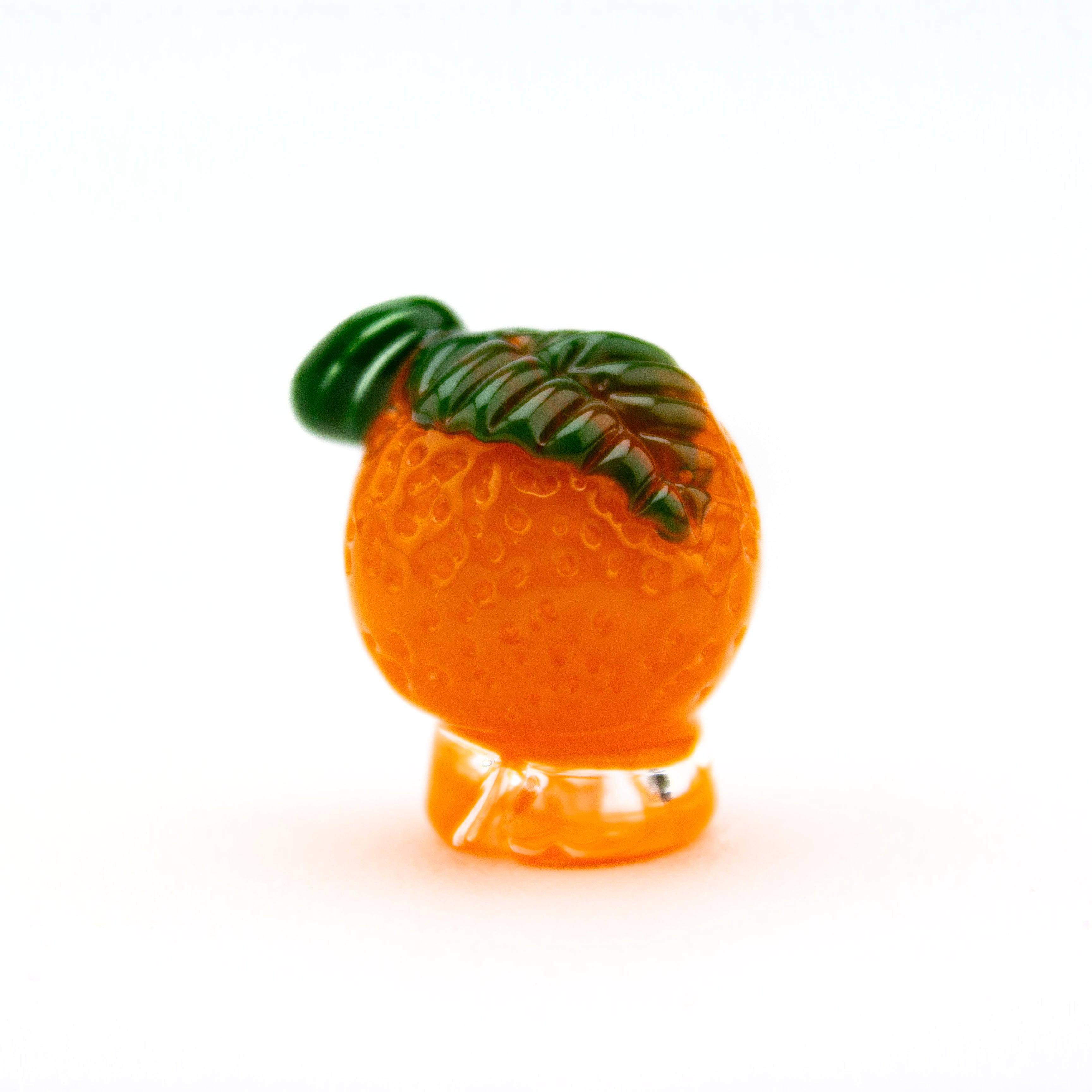Waffle Glass Orange Fruity Pivot Tip #WAF03 - Planet Caravan