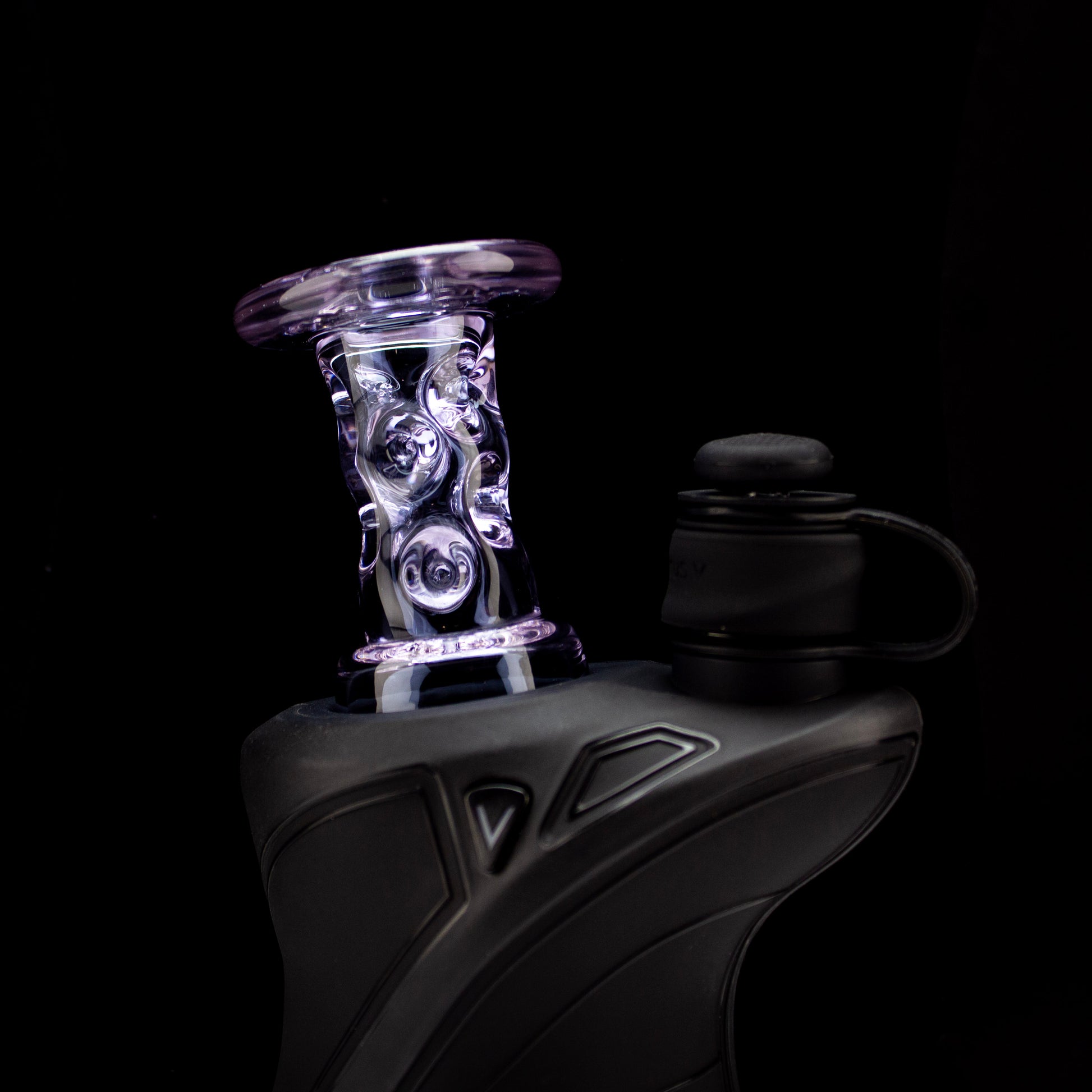 Durin Glass Trans Purple Carta Cooling Tower #DUR44 - Planet Caravan