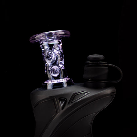 Durin Glass Trans Purple Carta Cooling Tower #DUR44 - Planet Caravan