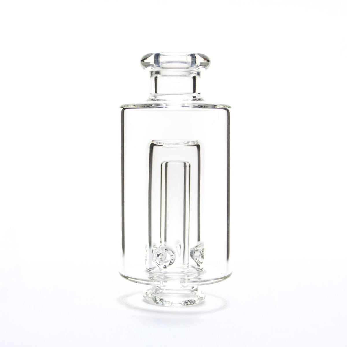 Dark Matter Dark Matter | Clear Pivot Bubbler Tip Heady Pivot Accessories | Planet Caravan