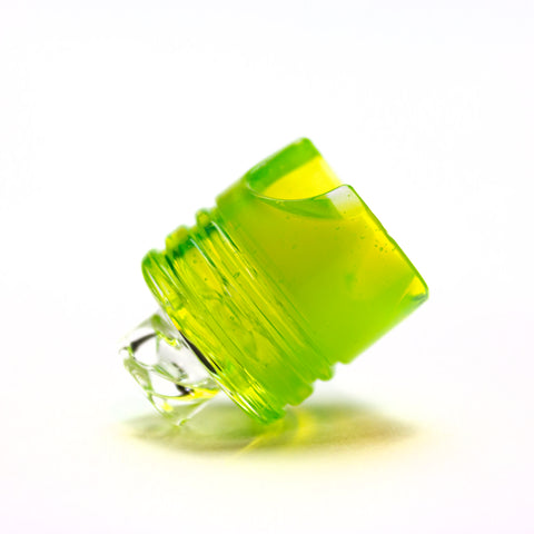 Nib Glass Slyme 3DXL Piston Spinner #NIB17 - Planet Caravan