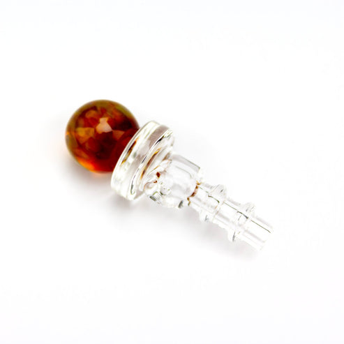 Dark Matter Dark Matter | Clear with Fumed Mib 3DXL Joystick Cap Vaporizer Accessories | Planet Caravan